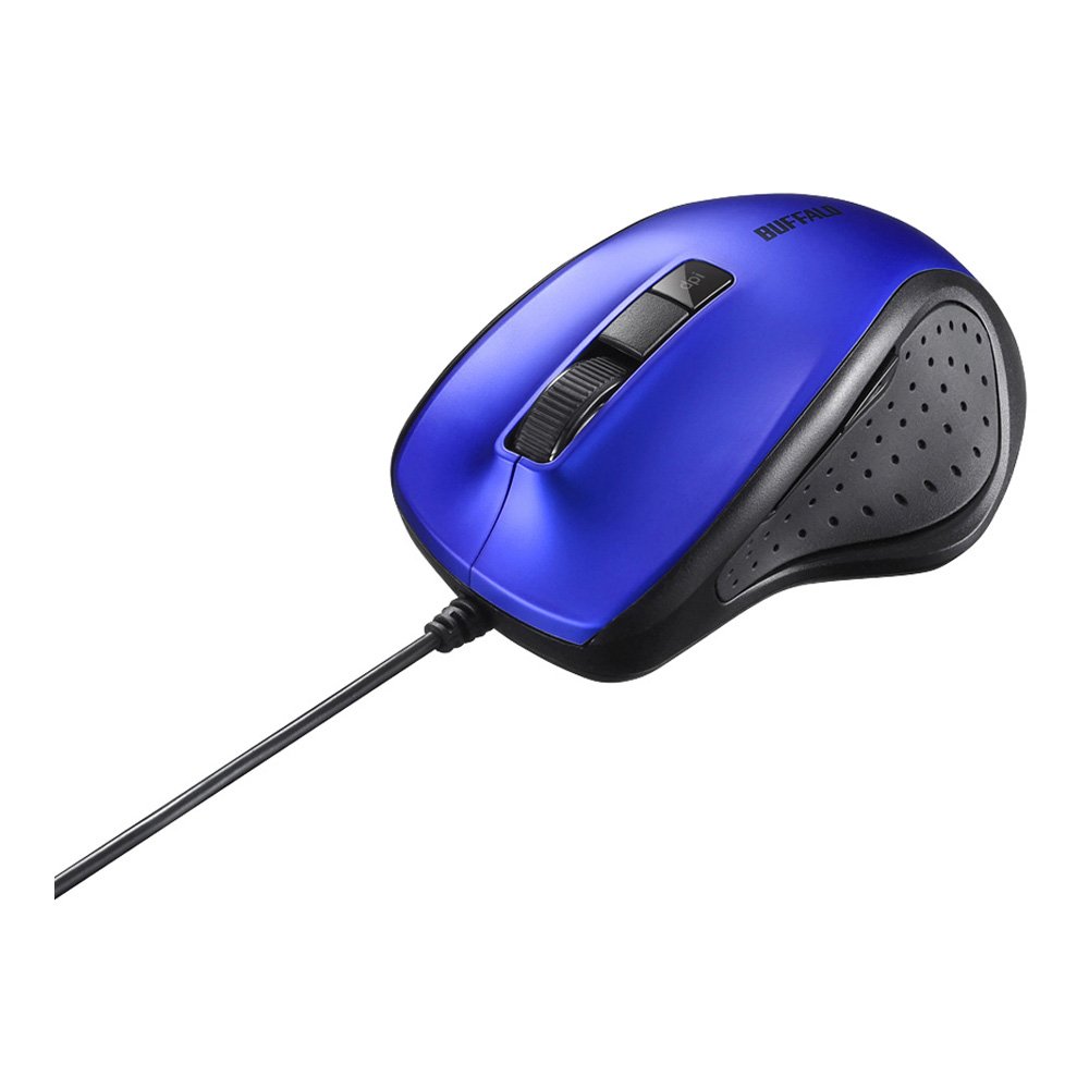 ������̵���ۥХåե����� BUFFALO ͭ�� BlueLED �Ų� 5�ܥ���ޥ��� �֥롼 BSMBU308BL