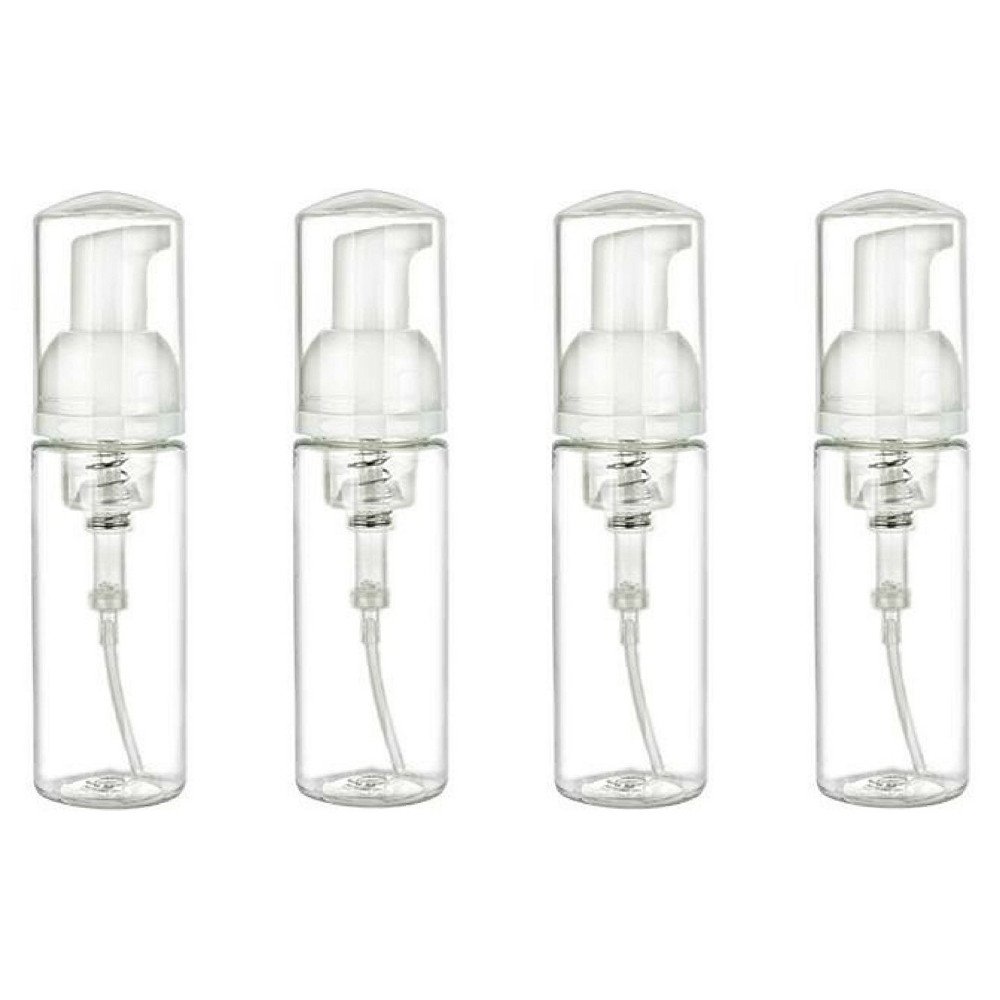 【送料無料】shopdp 【4個セット】 透明 泡ポンプボトル 泡 ソープ ポンプ ディスペンサー ボトル 50ml..