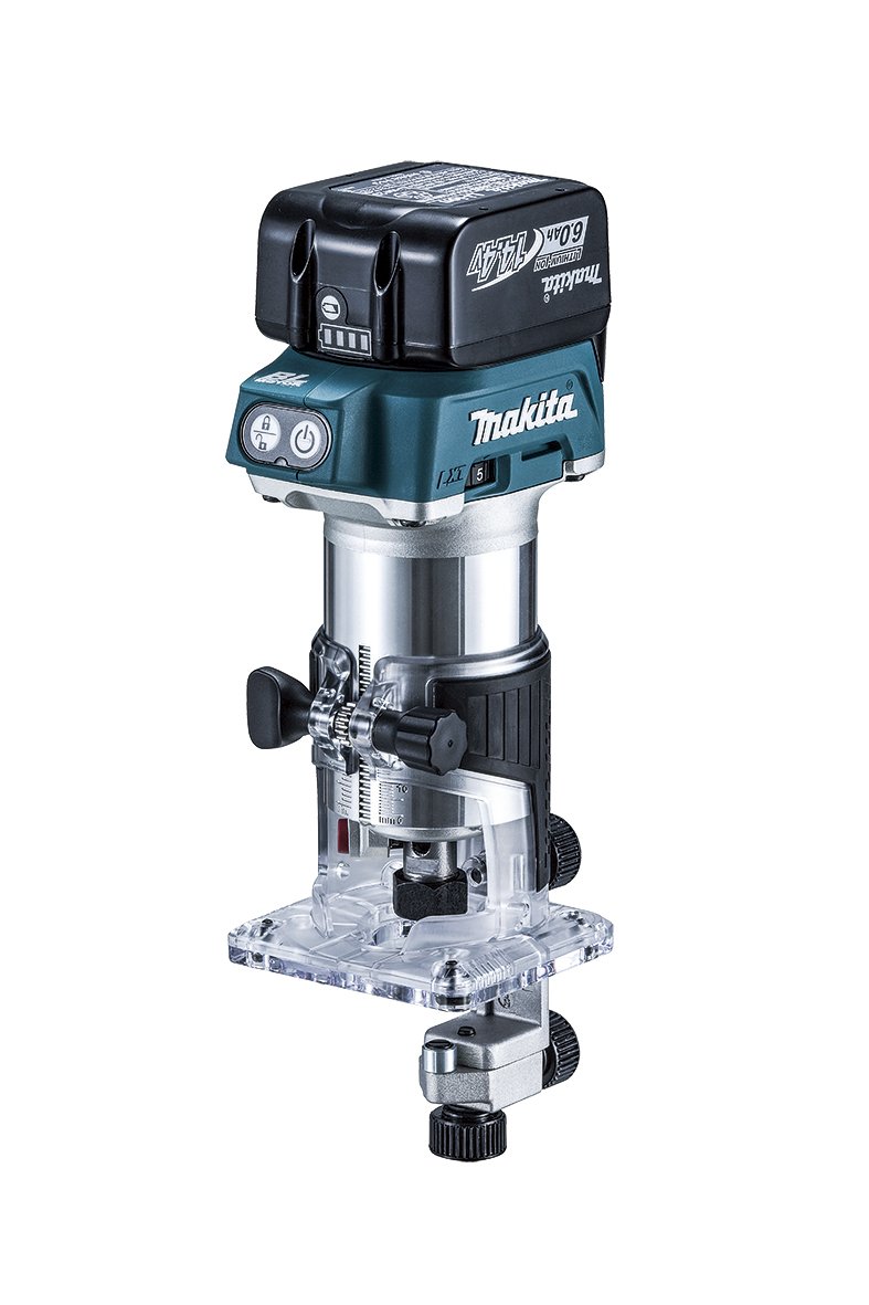 【送料無料】マキタ(Makita) 充電式トリマ 14.4V 6Ah バッテリ・充電器・ケース付 RT40DRG