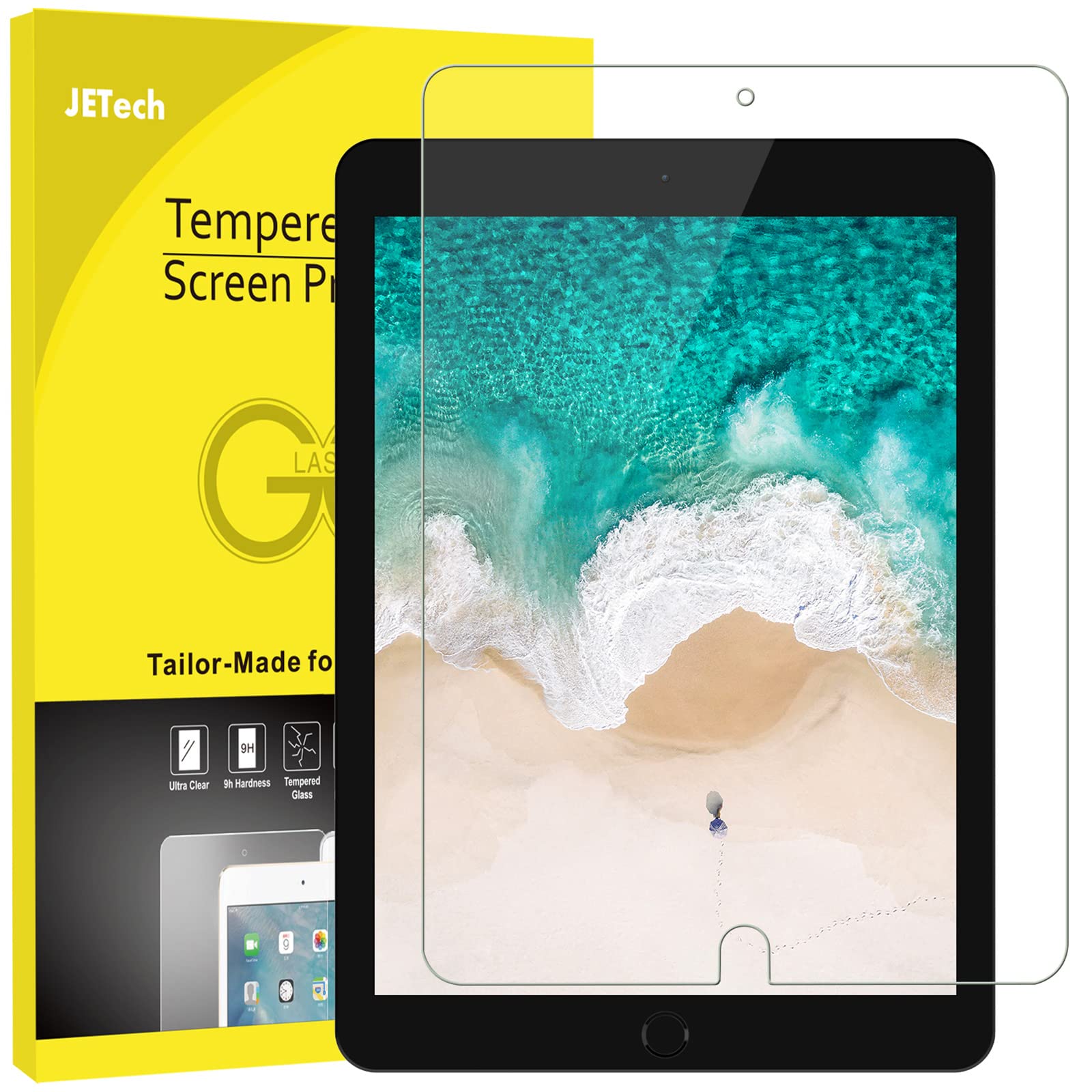 【送料無料】JEDirect iPad Air3 (10.5インチ、2019モデル)/iPad Pro 10.5インチ 用 強化ガラス 液晶保護フィルム