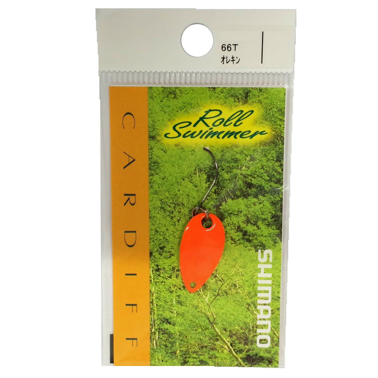 【送料無料】シマノ(SHIMANO) スプーン カーディフ ロールスイマー 1.5g オレ金 66T TR-0016 ルアー