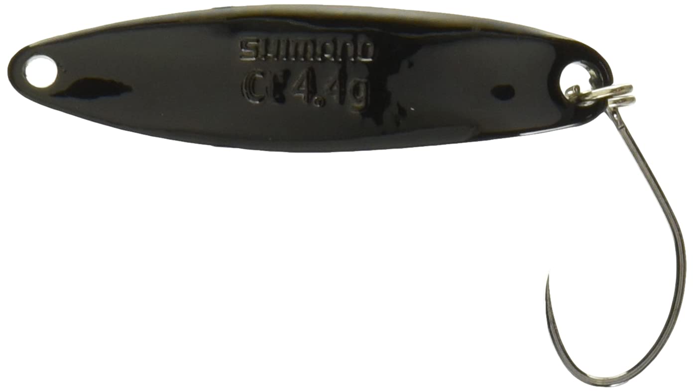 【送料無料】シマノ(SHIMANO) スプーン カーディフ スリムスイマー コンパクトエディション 4.4g ブラック 12S TR-S44N ルアー