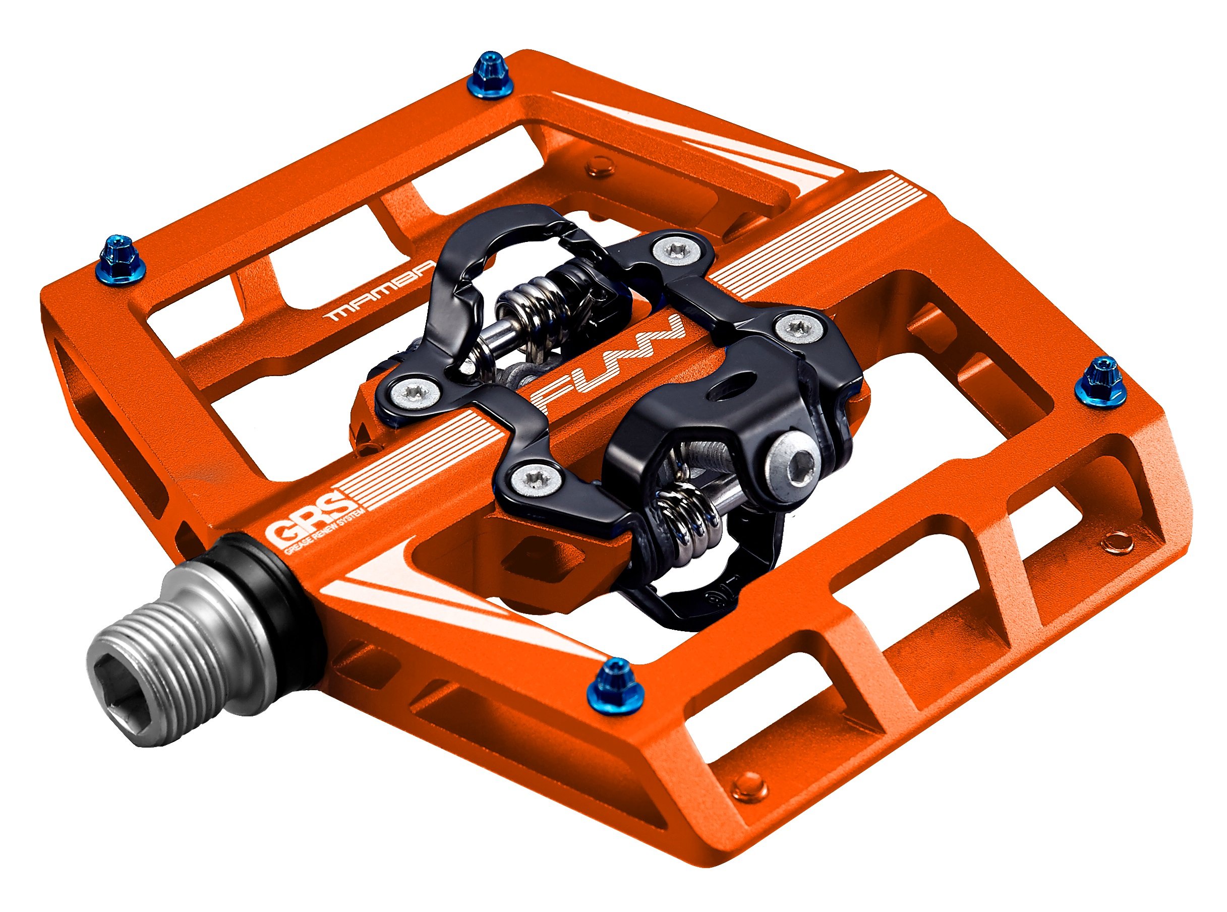 【送料無料】Funn(ファン) マンバ(Mamba) クリップレス ペダル セト、スプリングメカニズム、両面クリ..