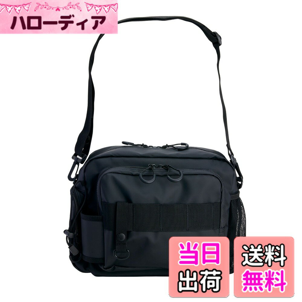 【送料無料】AbuGarcia (アブガルシア) アングラーヒップバッグ Lサイズ コーティングブラック