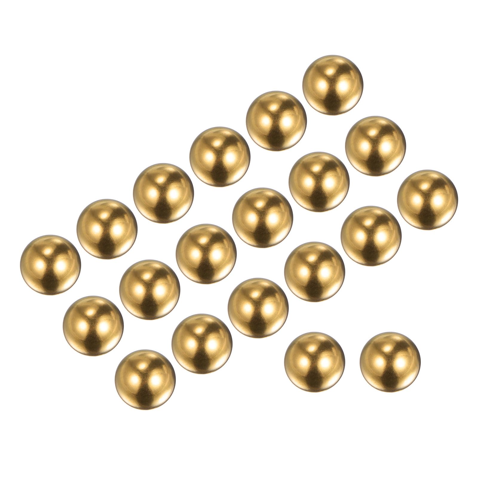 【送料無料】Kozelo 20個 真鍮精密ボール [8mm] 軸受け 弁 バルブ用 丸いボール