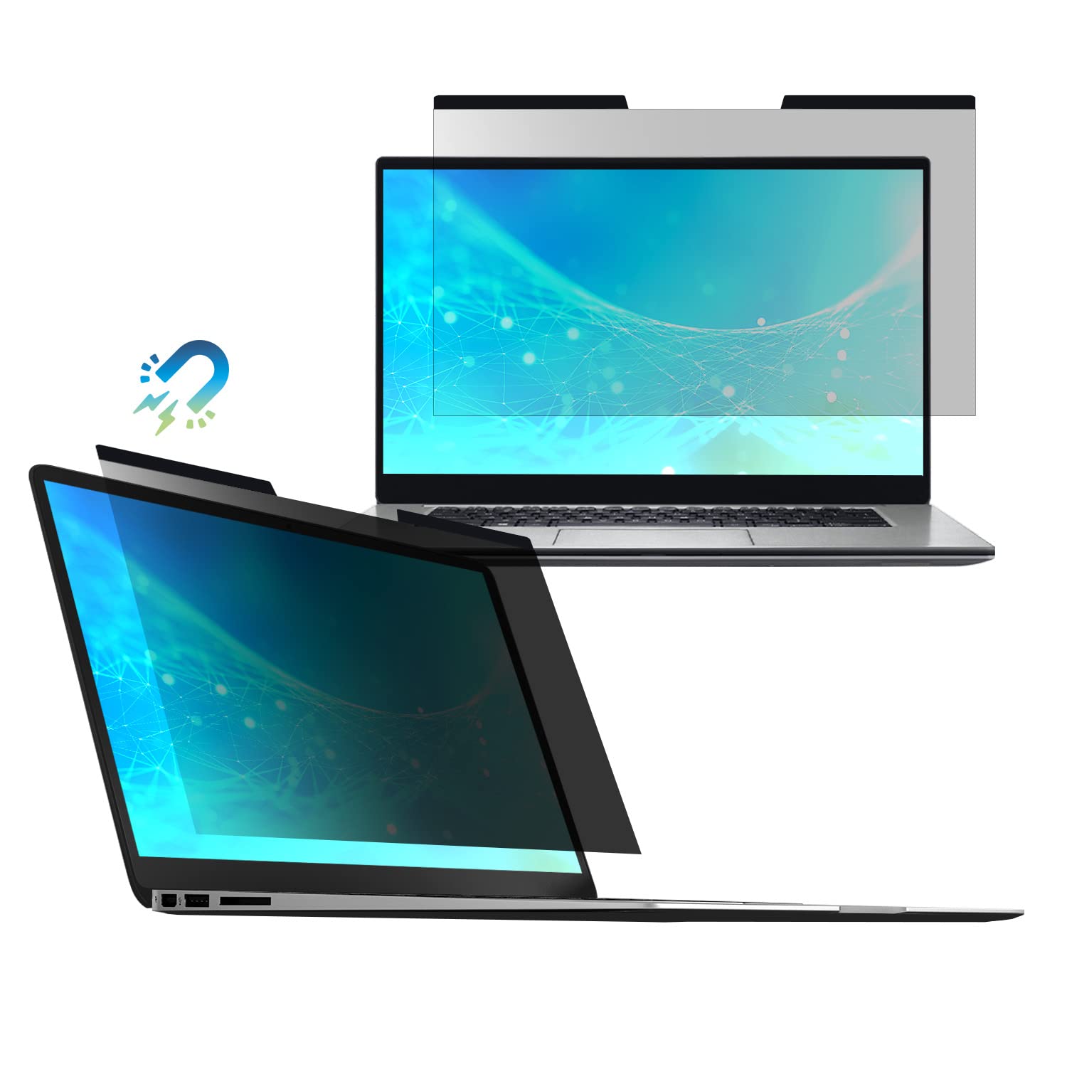 【送料無料】SenseAGE 14インチ(16:9) ノートパソコン用 マグネット式 プライバシーフィルター 覗き見..