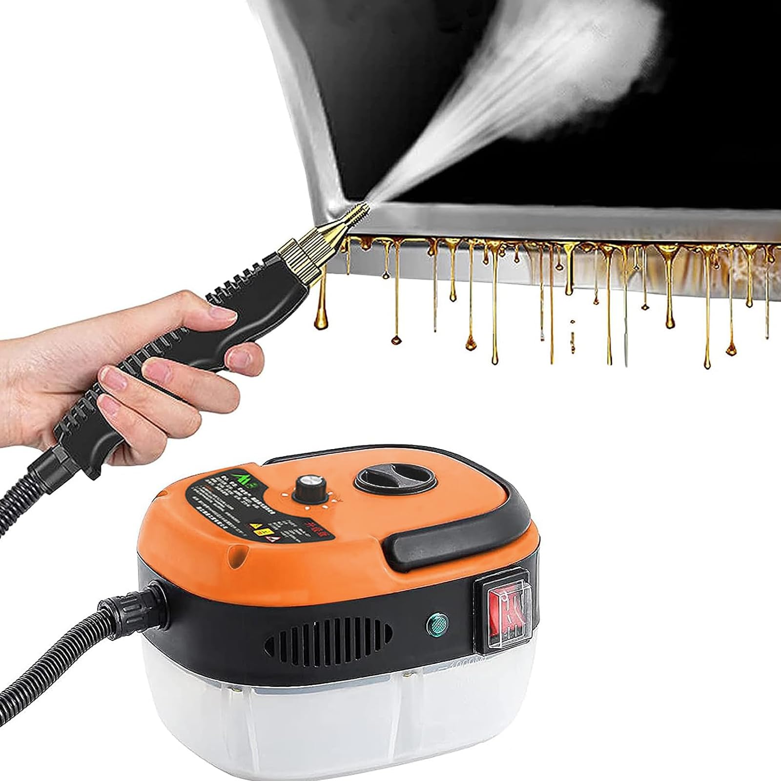 【送料無料】QuiExact スチームクリーナー 高温 高圧 蒸気洗浄機 2500W 110V 6段階調整 105度 消毒 除..