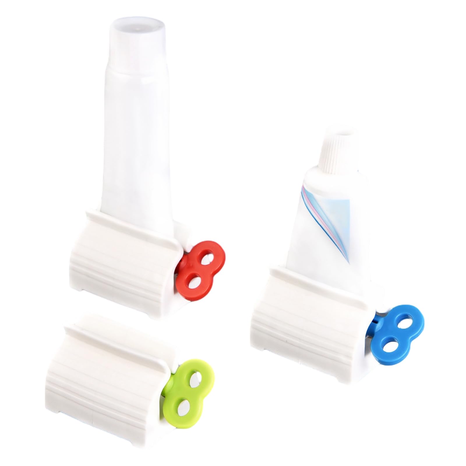 【送料無料】【BEAUTY PLAYER】チューブ絞り器 チューブリンガー 軟膏押出器 ABS製 歯磨き粉スタンド 絵の具 接着剤 洗面道具 便利 人気 レッド グリーン ブルー 父の日 プレゼント (3個の)