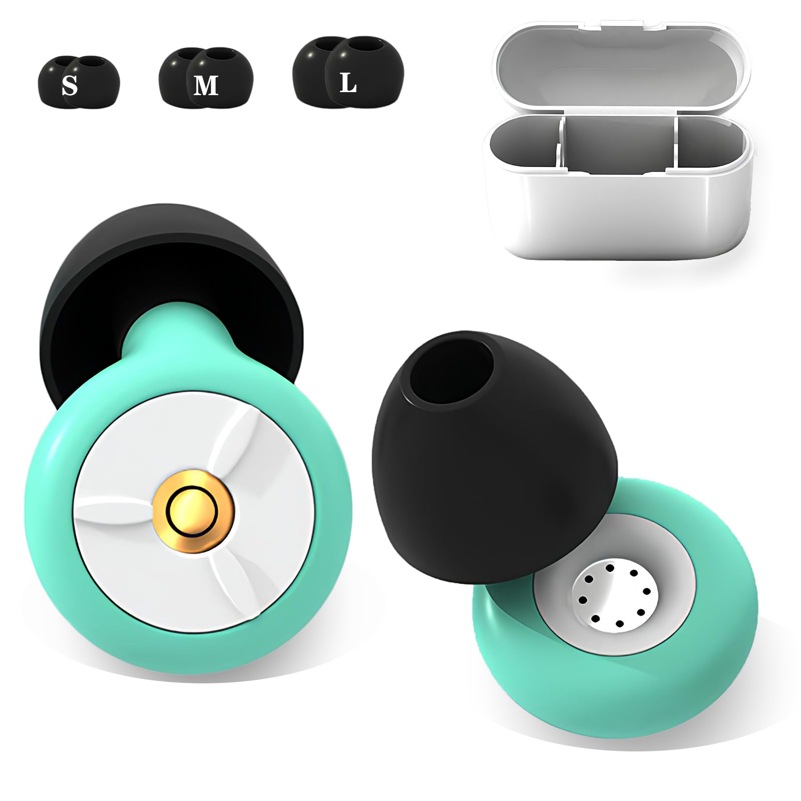 【送料無料】SijiRuge 耳栓 睡眠用 安眠 快眠グッズ ノイズ低減40dB 遮音 勉強 飛行機 仕事 シリコン耳..