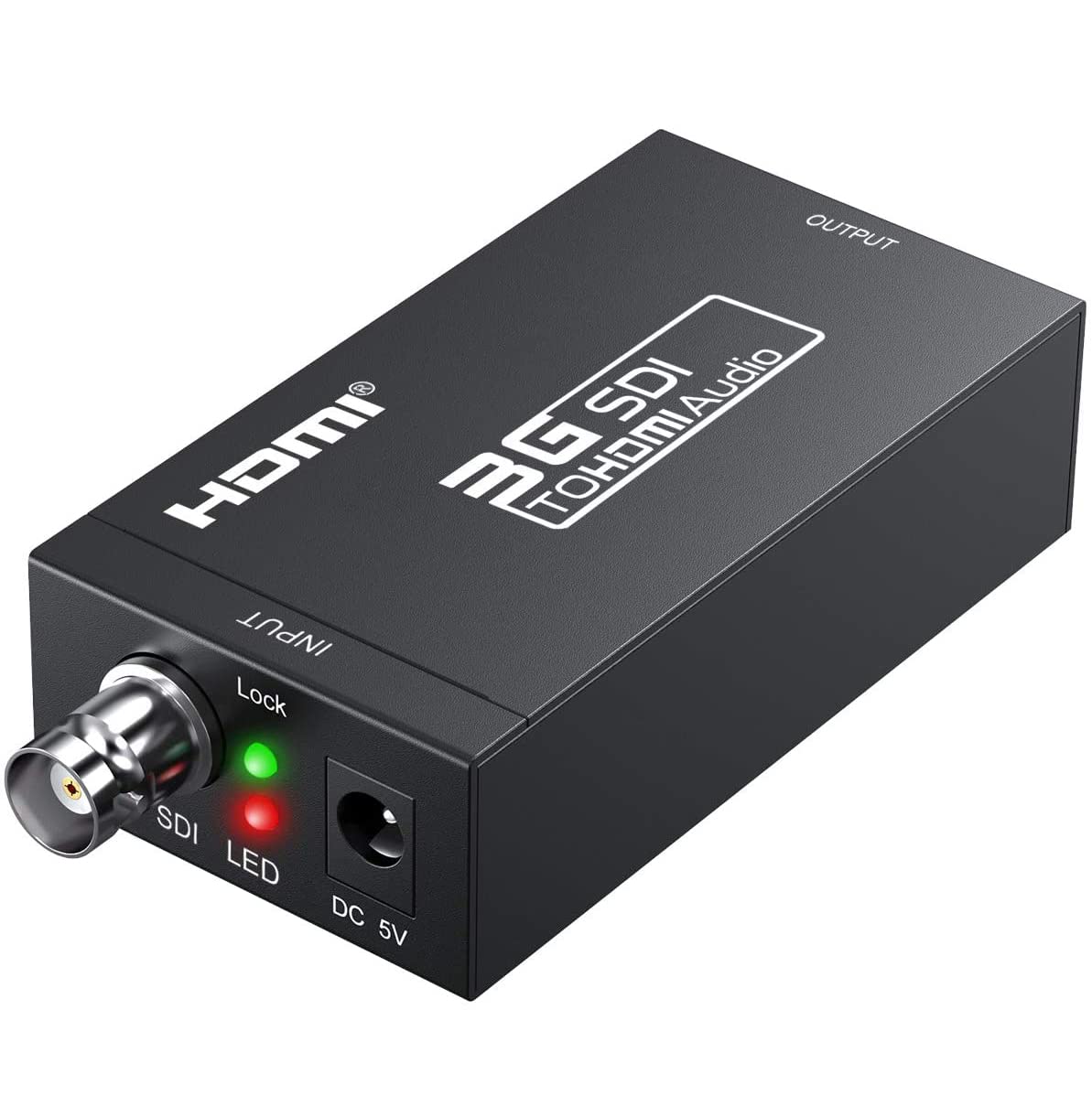 【送料無料】ELEVIEW 3G SDI to HDMI コンバーター 3G-SDI/HD-SDI/SD-SDI to HDMI変換器 sdi hdmi 変換 sdi-hd 変換 1080P ESD保護機能搭載 (SDI to HDMI) EHD-029N