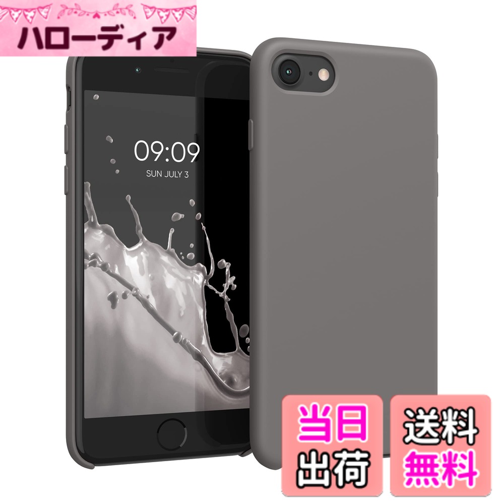 【送料無料】kwmobile スマホケース Apple iPhone SE3 / iPhone SE2 / iPhone SE (2022) / iPhone SE (2020) / iPhone 8 / iPhone 7対応 ケース - TPU リキッド シリコン カバー - 耐衝撃 傷防止 サラサラ Case