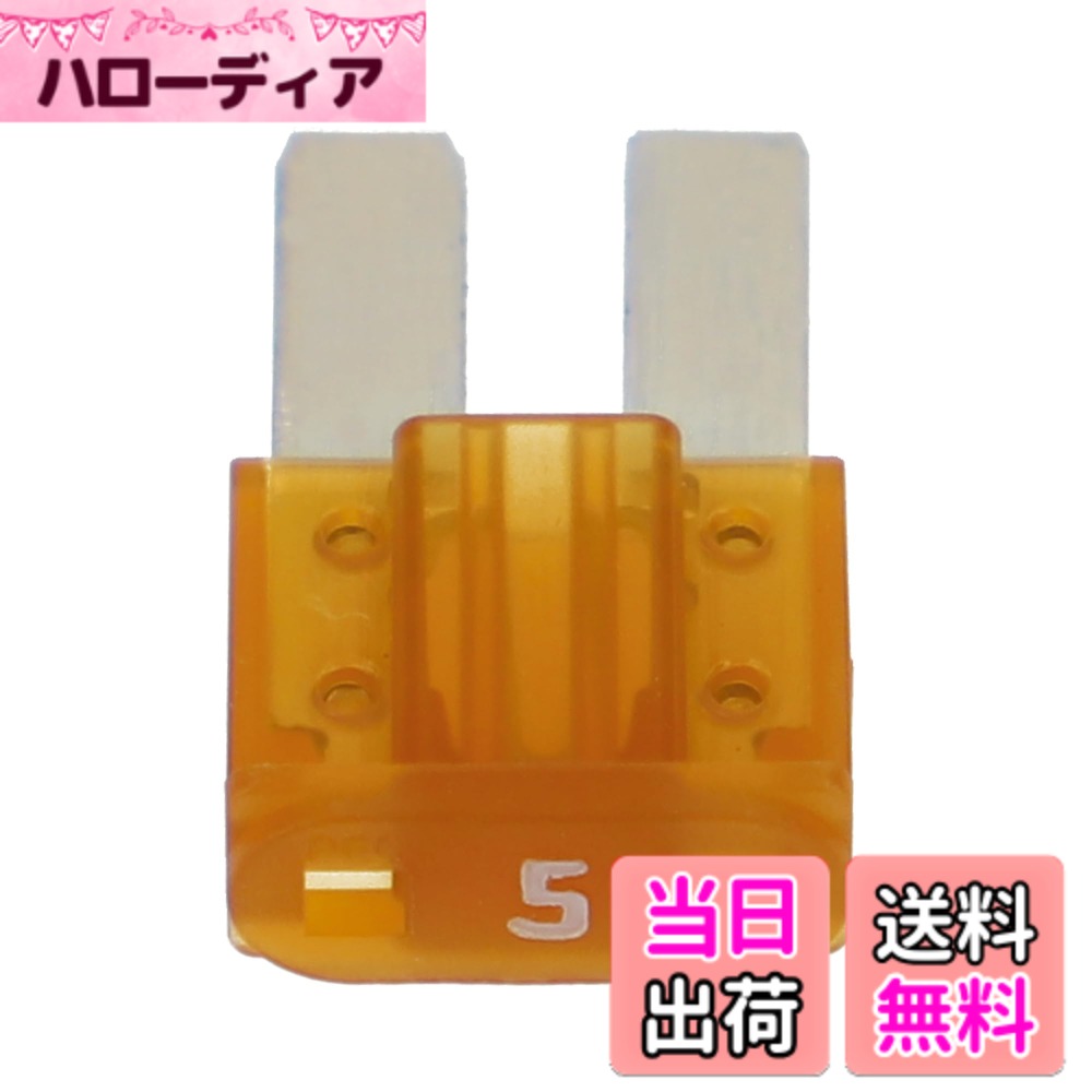 【送料無料】エーモン(amon)【販売ルート限定品】 マイクロ2ヒューズ 5A (約9x15x4mm) 10個入り 7601