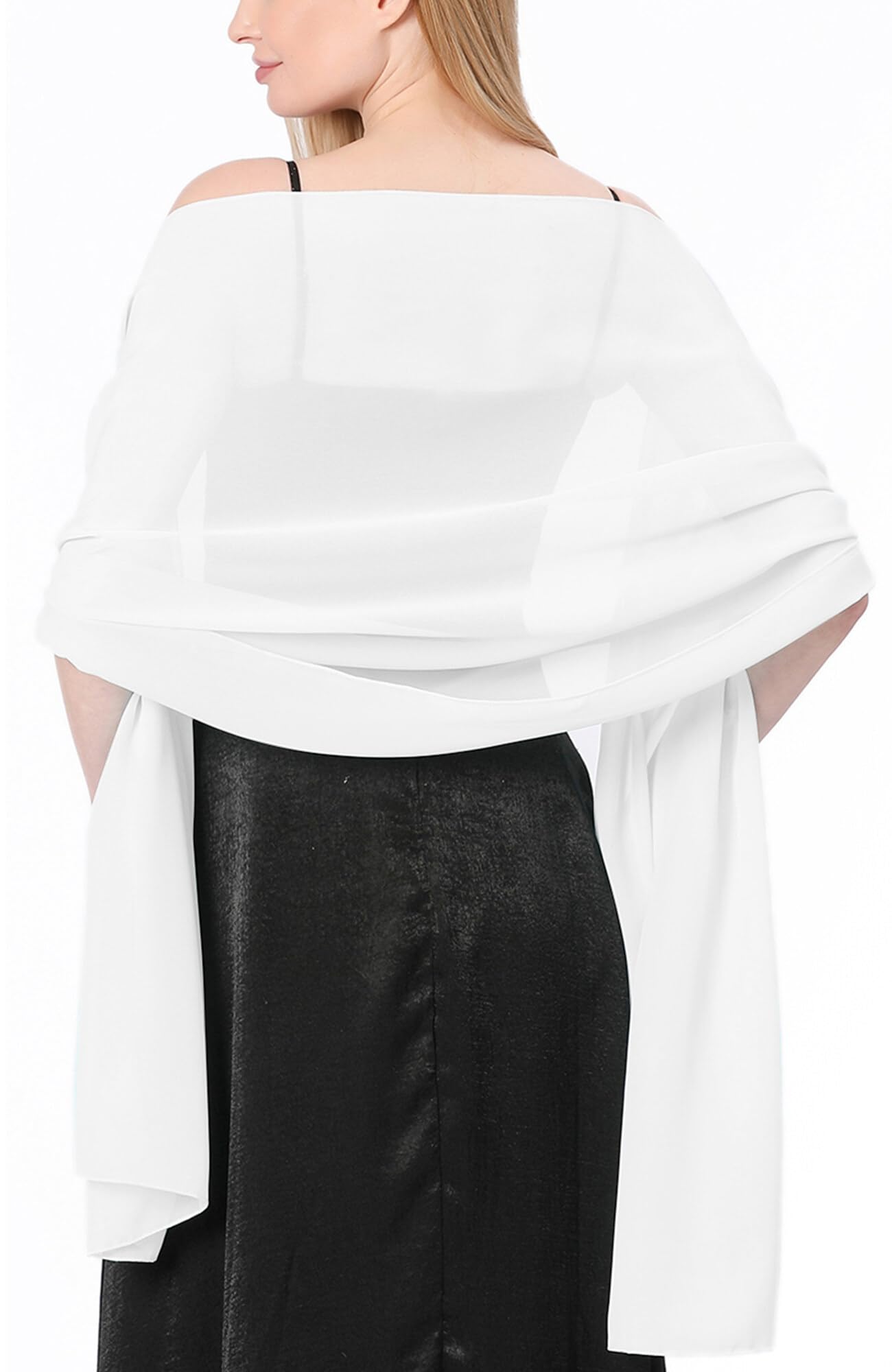 【送料無料】[Maeau] スカーフ 冷房対策 uvカット ストール レディース 薄手 ショール 大判 肩掛け マフラー 春 夏 秋 レース プレゼント 贈り物 パーティー 結婚式 お呼ばれ 二次会 #K