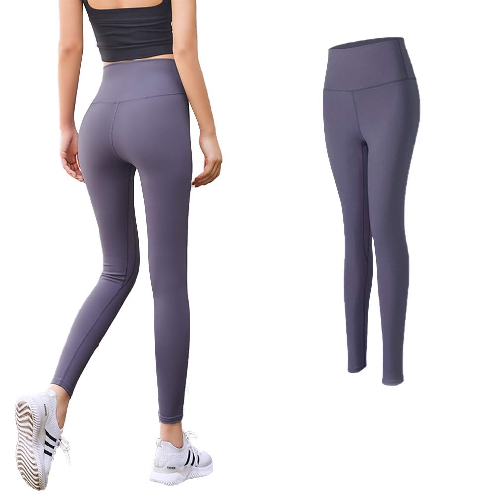 【送料無料】[UMIYI] ヨガパンツ レギンス レディース ヨガウェア スポーツウエア 美脚 美尻 ハイウエスト 九分丈パンツ スパッツ ヨガスパッツ ジムウェア フィットネス トレーニングランニング タイツ 速乾 伸縮性 ストレッチ おしゃれ レギパン ボトムス,ライラック