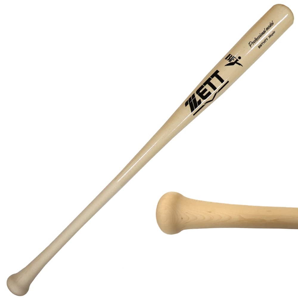 【送料無料】【ZETT】ゼット ヘッドくり抜き有で振り抜きやすい プロフェッショナルモデル 硬式木製 ...