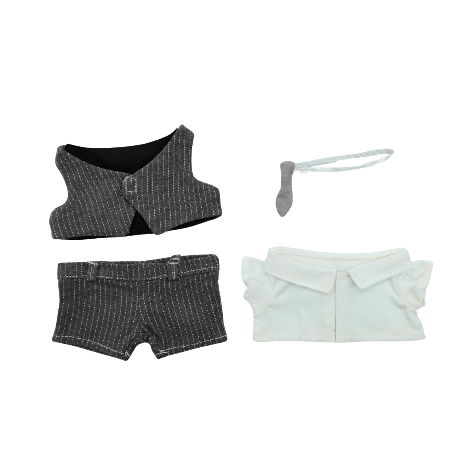 【送料無料】COZENTA 人形 ぬいぐるみ 服 ぬい服 シャツ ズボン ベスト ネクタイ セット かわいい 20cm..