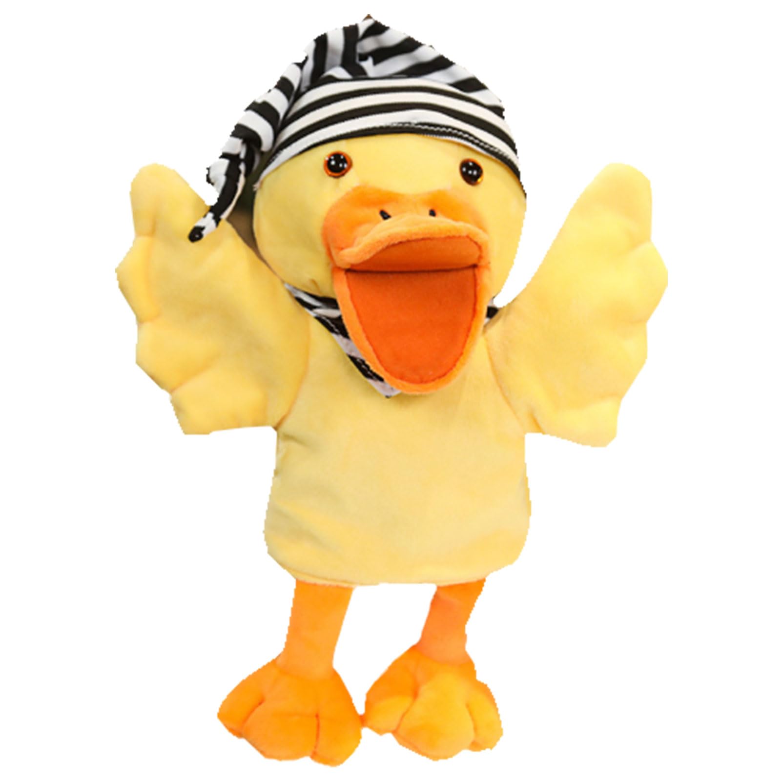 【送料無料】COZENTA ハンドパペット パペット人形 ぬいぐるみ 口が動く (アヒル)