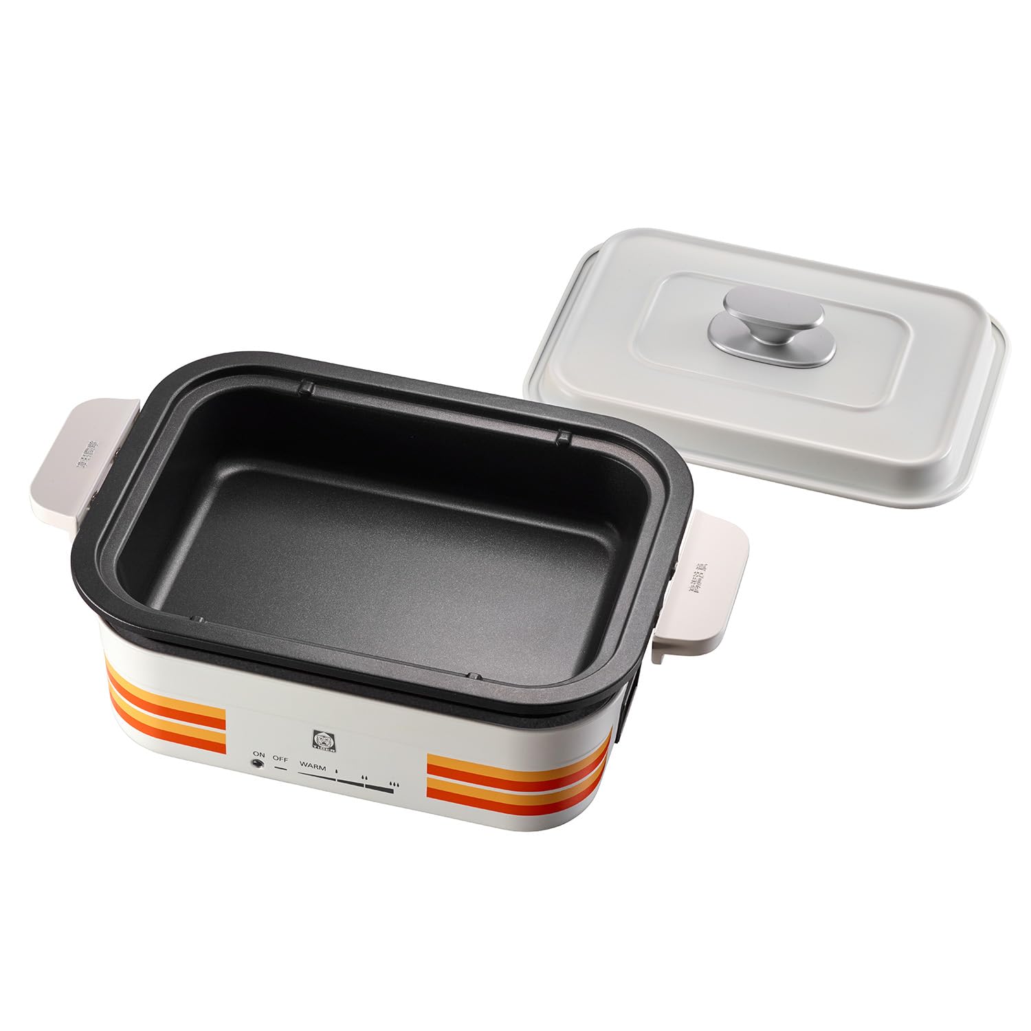 【送料無料】タイガー魔法瓶(TIGER) ホットプレート コンパクト WEB限定 100周年記念モデル 復刻 レトロ柄 オレンジストライプ CRL-T100WO