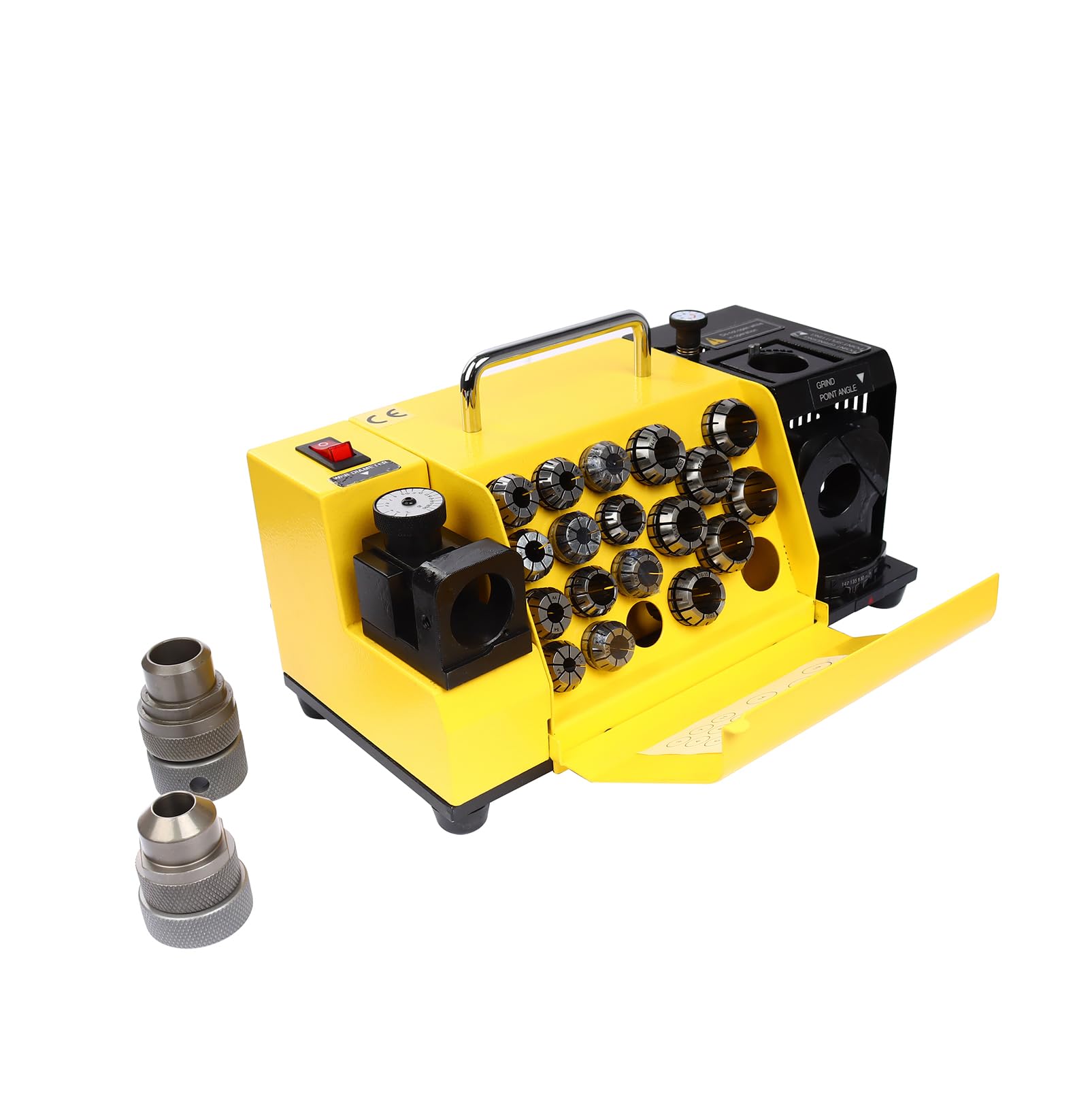 【送料無料】INTBUYING ドリル研磨機 電動 小型 3-20mm CBN砥石 ドリルシャープナー ドリルビット ドリル 研磨