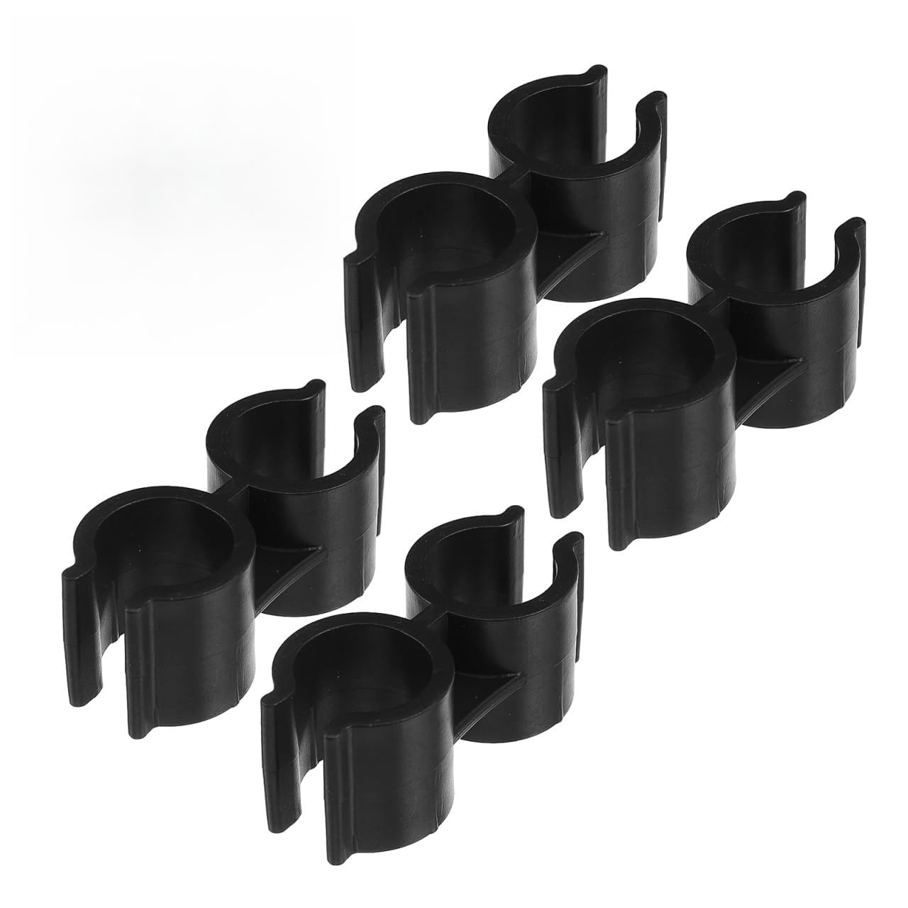 【送料無料】DECHOUS ちりとりほうき接続バックル パイプホルダー パイプクランプ 内径20mm 4個 プラス..