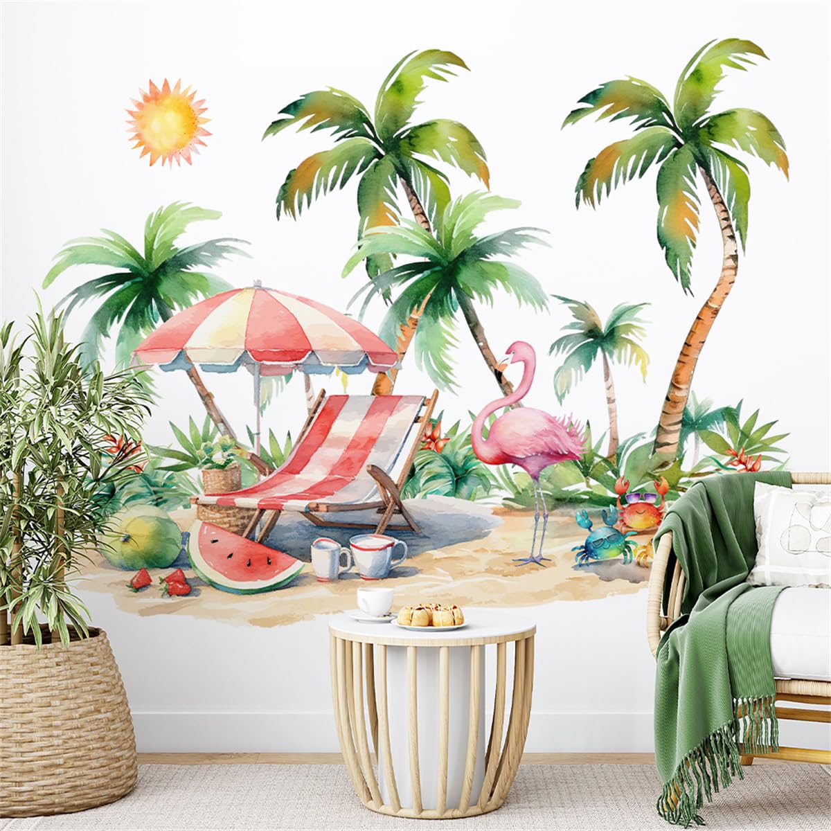 【送料無料】Condessacity ウォールステッカー サマー ヒートウェイブ ビーチ パーティー 壁装飾 ココ..