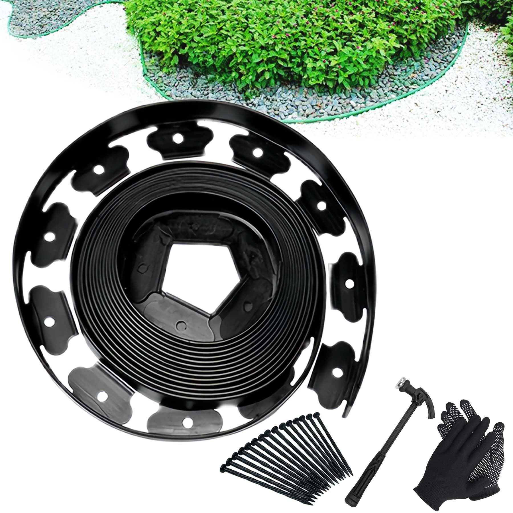 【送料無料】YUNHE ガーデンエッジ フェンス 土留め 園芸シート 土留めフェンスシート 花壇 芝生 根止..