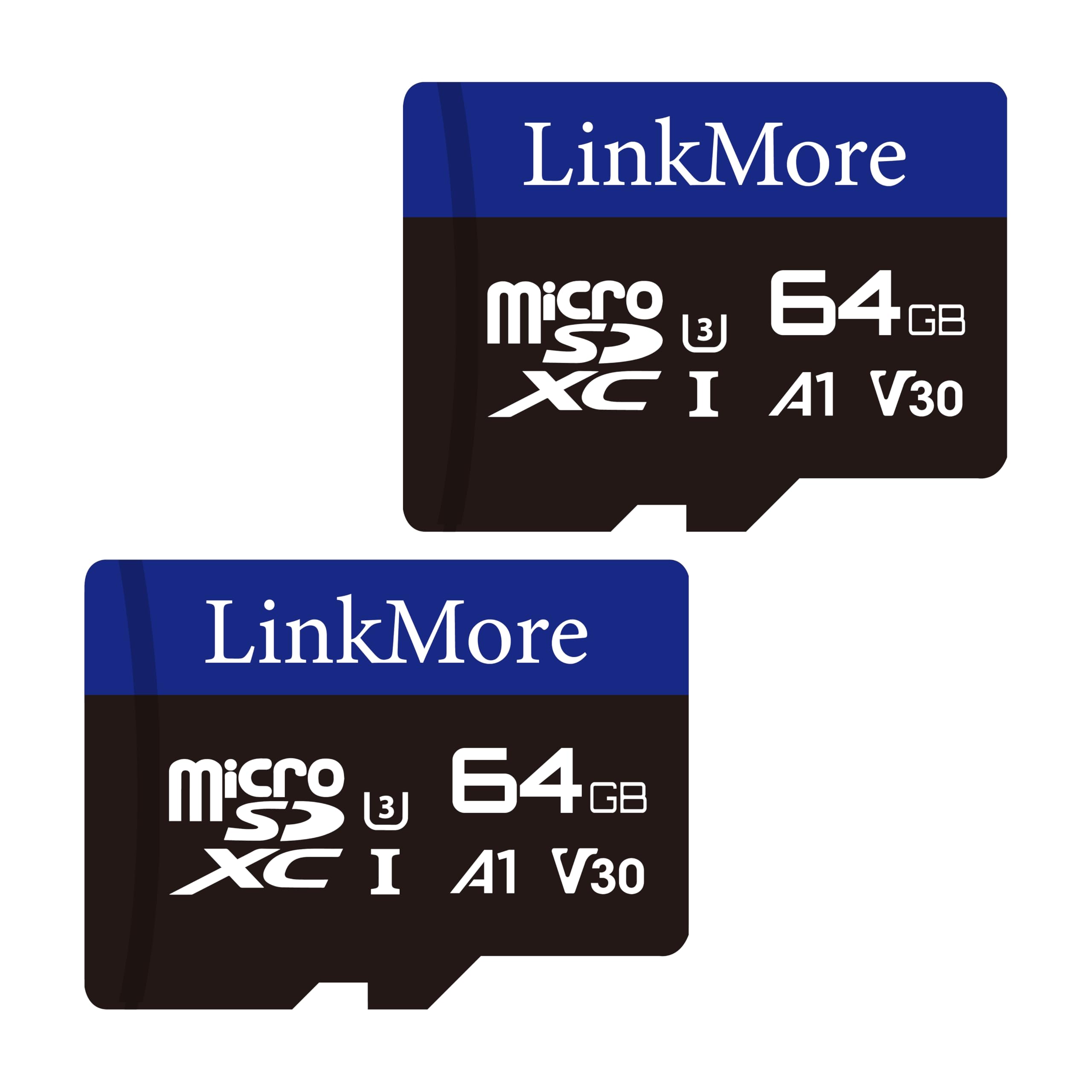 ������̵���ۡ�2�祻�åȡ�LinkMore 64GB �ޥ�����SD������ Nintendo Switch�б�/MicroSDXC������ / U3 / A1 / ...