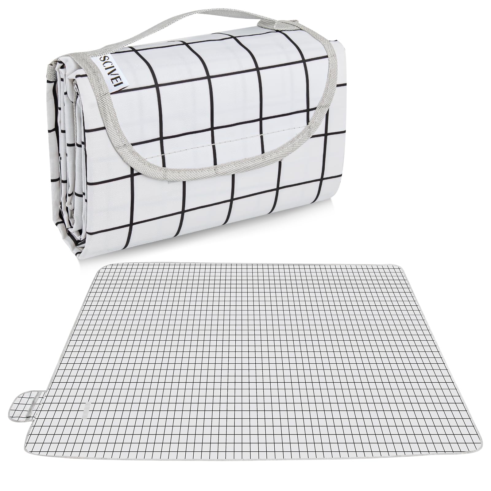 商品情報商品の説明主な仕様 大判サイズ：展開サイズ150x200cm、折りたたむと、20*13*5cmのコンパクトサイズに。チェック柄がオシャレなレジャーシートです。広々サイズで大人3-6人くらいでお使いいただけます。ごろ寝してもゆったり使えます優れる素材：表面：オックスフォード布生地を採用、起毛素材と違い、汚れが付着しづらい防水生地を採用し、手入れも便利です。汚れても簡単に拭き取ることができます。 裏面：裏面は防水PVC素材で地面や草からの湿気を防いでくれますし、防水防湿で、通気性、耐磨耗性にも優れて引っ張っても割れないです便利な持ち手付き：簡単に小さく畳めばバッグ型になるので、持ち運びも楽々。携帯便利な持ち手も付き、利用しない時、折りたたんで収納出来ます。車に常備すれば、いつでもどこでもピクニックを楽しめます広々使える：ピクニック、バーベキュー、マリンレジャー、海水浴、お花見、運動会、花火大会など、さまざまなアウトドアシーンで活躍します。レジャー、アウトドアはもちろん、おうちのお庭やベランピングにもレジャーシートで快適な外遊びを：レジャーシートが1枚あれば、どこでも外遊びが快適に！　キャンプはもちろん、近くの公園やイベントなどおしゃれなレジャーシートを持参して、気分を盛り上げちゃいましょう！ご使用中何か問題があればいつでもお気軽にお問い合わせください