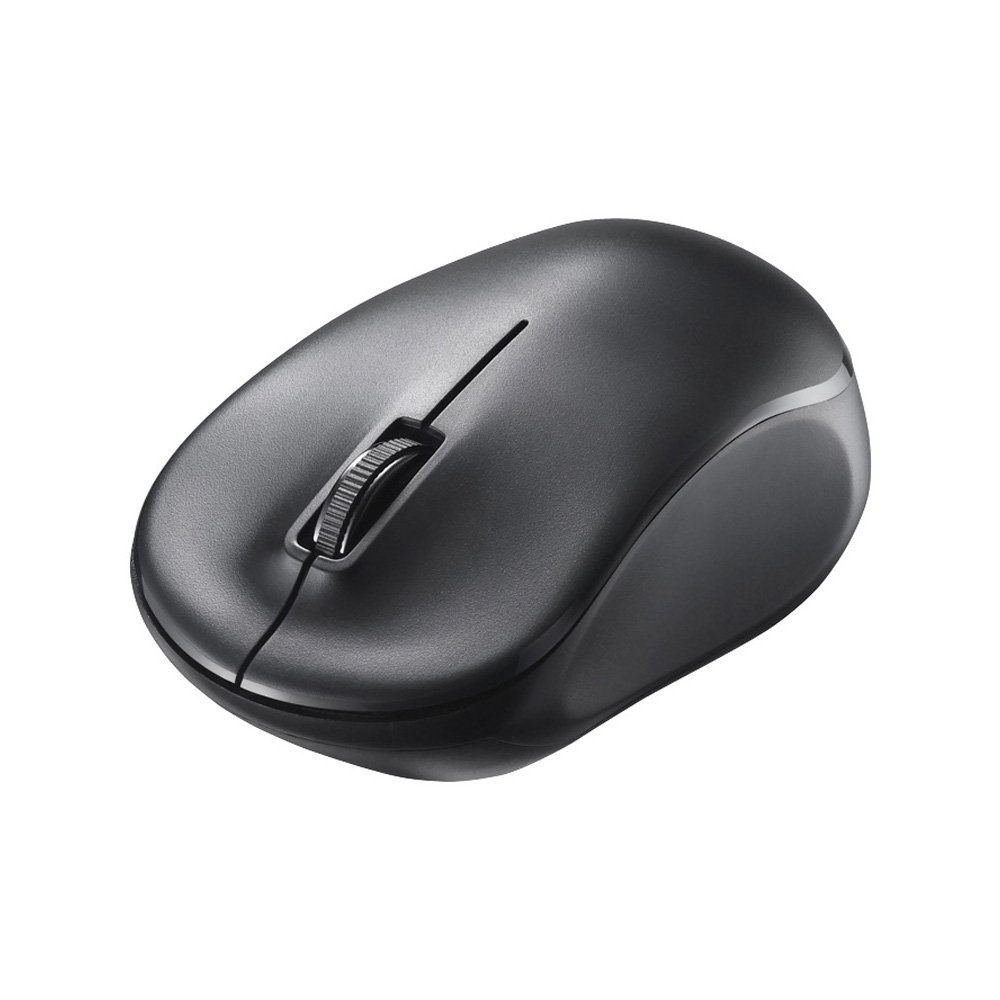 【送料無料】バッファロー BUFFALO 無線 IR光学式 3ボタン 電池長持ちマウス ブラック BSMRW118BK