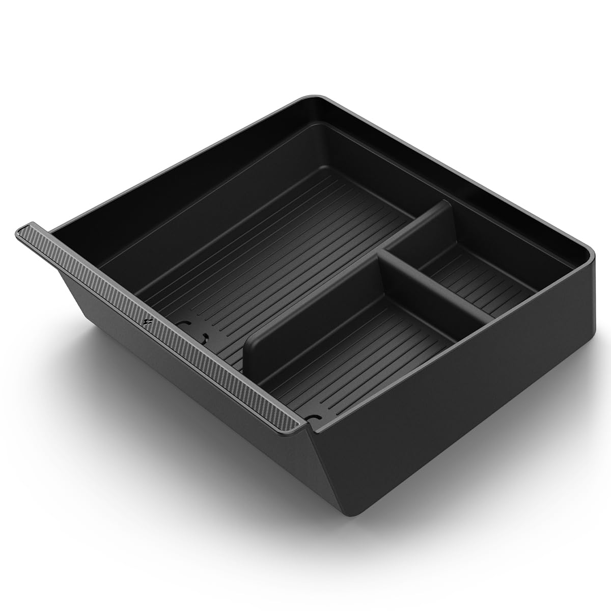 【送料無料】Spigen センターコンソールオーガナイザー [スライドなし] (カーボンエディション) Tesla Model 3 2024 Refresh (Highland) TO220H ACP07407 (ブラック)