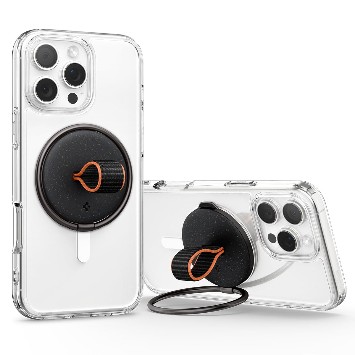 【送料無料】Spigen MagSafe 対応 スマホリング キックスタンド グリップ iPhone 16/15/14/13/12シリー..