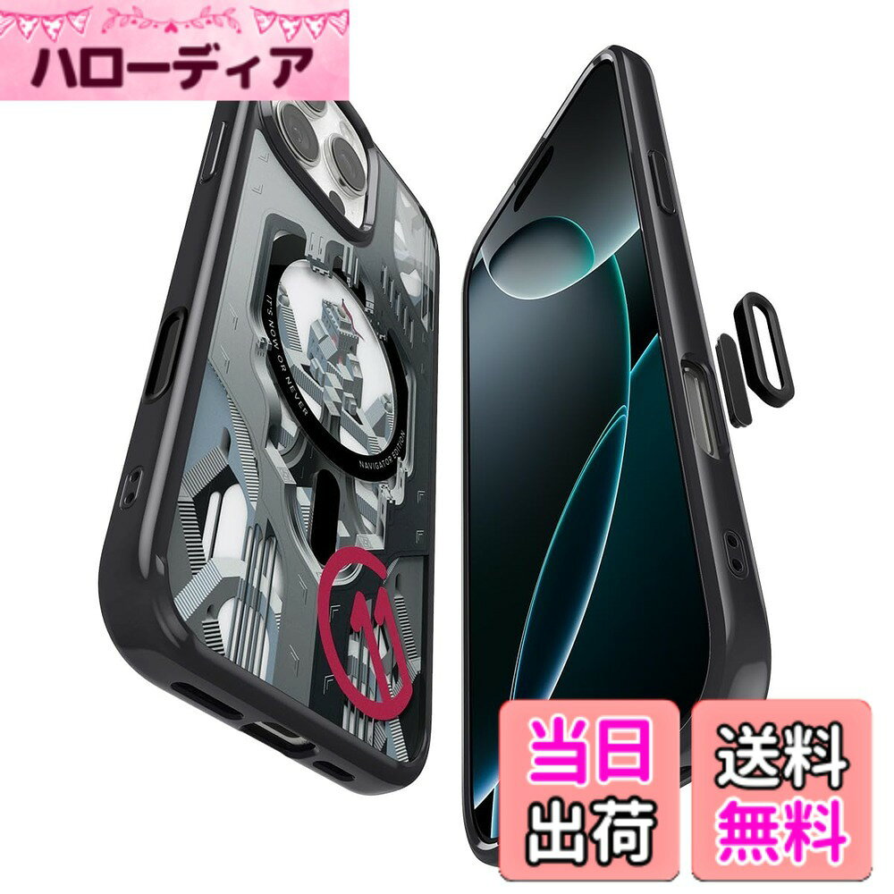 商品情報商品の説明主な仕様 【限定品：c11 マンスリー・エディション】自分を探す旅は、いつも順調とは限りません。正しい道を進んでいるのか、常に確認しなければならず、時には行った道を戻ったり、迷路の中で出口が見つからないような気持ちになることもあります。この旅の道のりは、内面的な迷路のようで、複雑な自己評価や省察の過程を象徴しています。【ボタンまで完全保護】Spigenの既存の人気商品にカメラコントロールボタンをカバーする機能が追加された新ラインアップ！カバー越しでもカメラコントロール機能が楽しめます。【MagSafe完璧対応】強化されたマグネットが内蔵されており、強い固定力でMagSafe機能を便利に利用できます。【MIL規格取得】iPhoneを落としても安心！1.2mの高さから26回落下してもデバイスが無事な場合認められる「MIL-STD 810G-516.6」を取得しました。【ストラップホール付きで安心！】ケースの側面にストラップホールがあり、ショルダーや手首のストラップをつけてデバイスを落とさず使用できます。