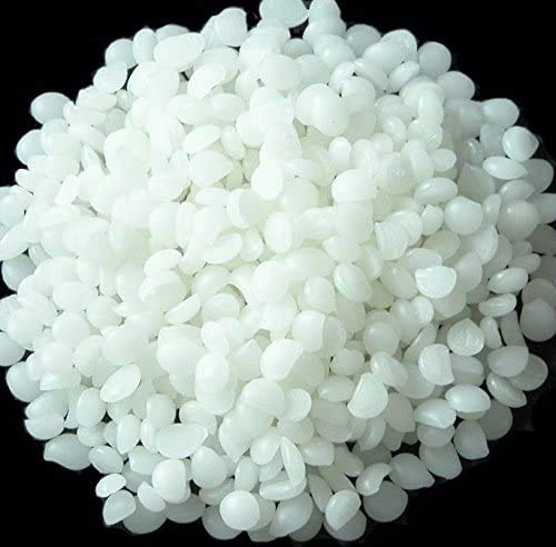 【送料無料】keinz 純白蜜蝋 ミツロウ ビーズワックス【ホワイト ゴールド】500g ロウソク用 化粧品用 ..