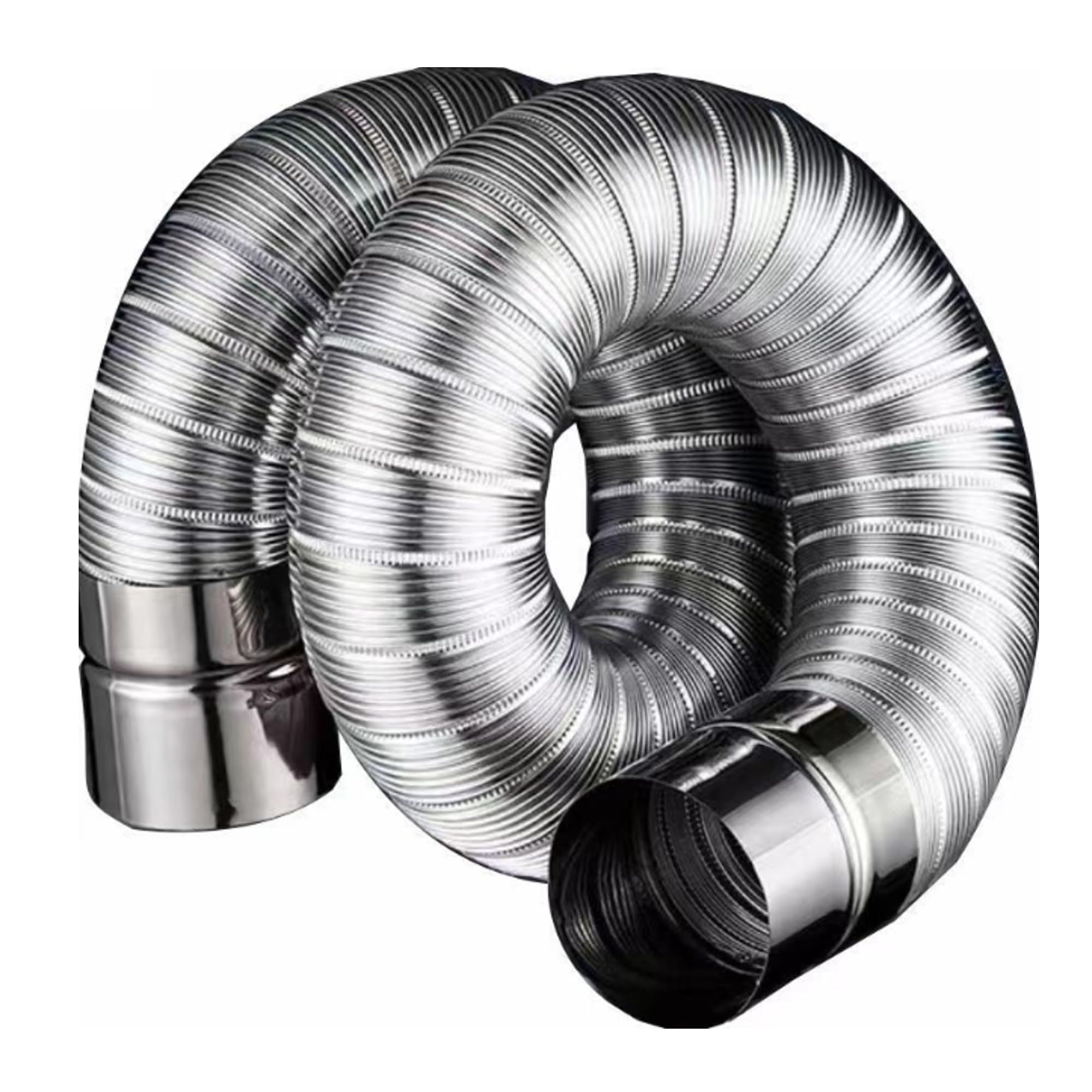 【送料無料】Asdays ダクトホース 排気 アルミ 蛇腹 換気用ホース 換気パイプ 送風ダクト 耐熱 防水 伸縮式 2m (内径50mm)