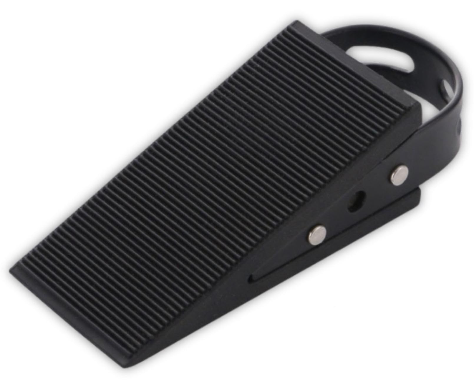 【送料無料】[GJTr] ドアストッパー ドア ストッパー 玄関 室内 扉 ゴム製 差し込み式 (ブラック 1個)