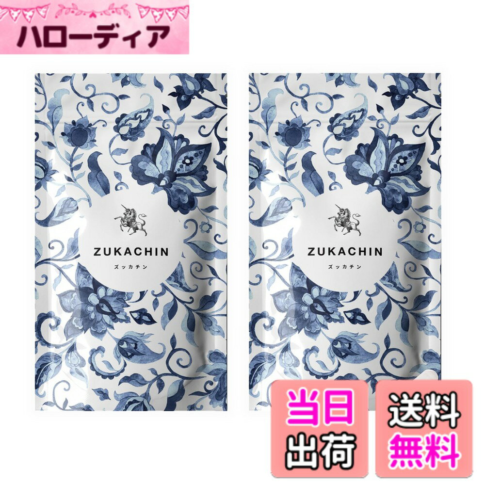 【送料無料】【ZUKACHIN ズッカチン 120粒（60粒x2袋） 2ヶ月分】 亜鉛 マカ 日本製 サプリメント アルギニン シトルリン 高麗人参 ガラナ 活力アップ ニンニク不使用 サプリ