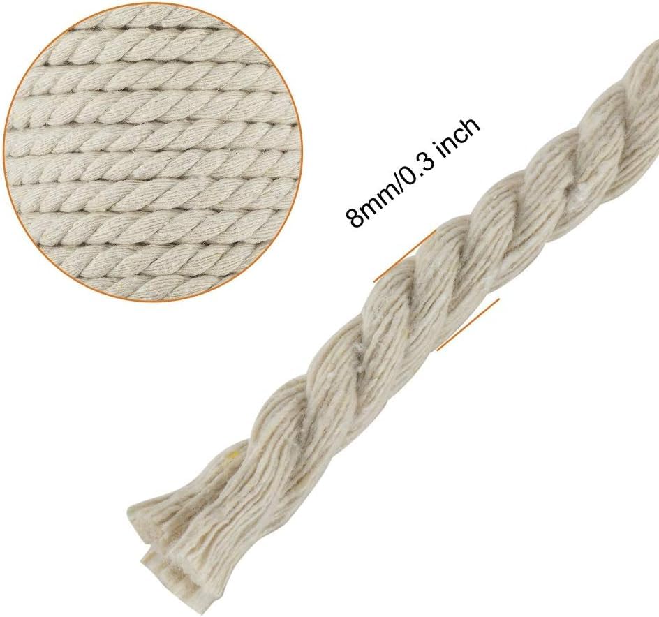 ������̵����Tenn Well 8mm �ʥ�����, 18M ���ץޥ����ɳ ���� ���åȥ�ɳ �ɳݤ� �Ԥ�ʪ DIY���� ����åȥ���Ȥ������ʤɤ� (�١�����)