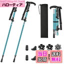 【送料無料】Glvaner トレッキングポール I字 T字型 2本セット 折りたたみ 超軽量 トレッキングステッキ アルミ製 5段伸縮式 登山ストック ウォーキ...