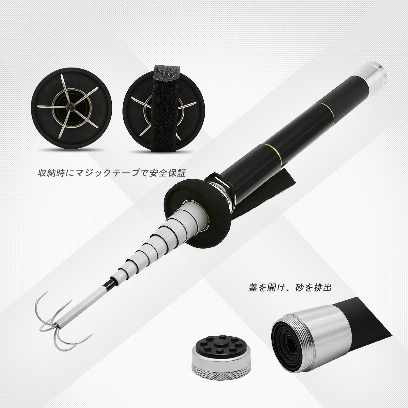 ������̵����SANLIKE ��������� Windstorm Gaff ���� Ķ���� �����ѥ���� 5m Black