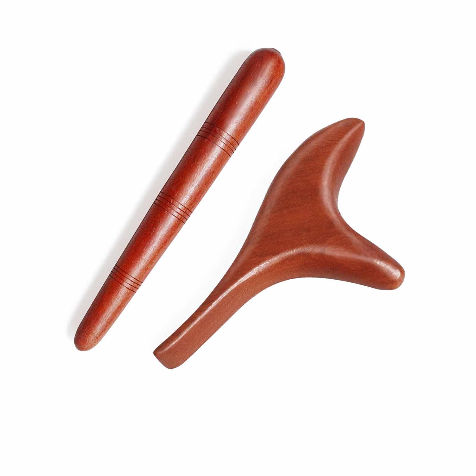 【送料無料】ALLVD マッサージ棒 2個セット ツボ押し棒 天然木 ...(3.0)