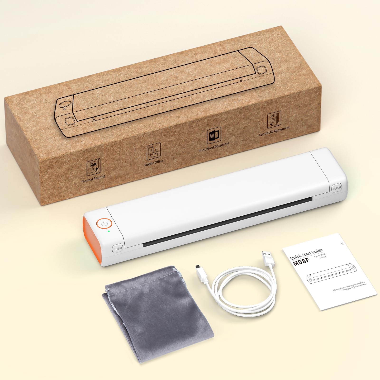 ������̵����Itari M08F-A4 ���ӥ�Х���ץ�󥿡����ԡ��� ������portable printerǮž�� �� �����Ѥ���ӥ��ե����ѤΥݡ����֥� �ץ�󥿡� 8.26