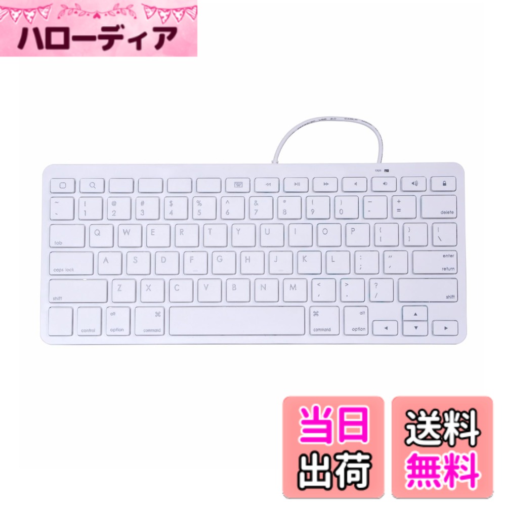 THANKO 電池要らず！iPhone/iPad用有線ミニキーボード MFAPKEY4 設定不要 簡単接続 Lightningケーブル iPad/Air/mini iphone 5~12 Plus ios7.1以上対応