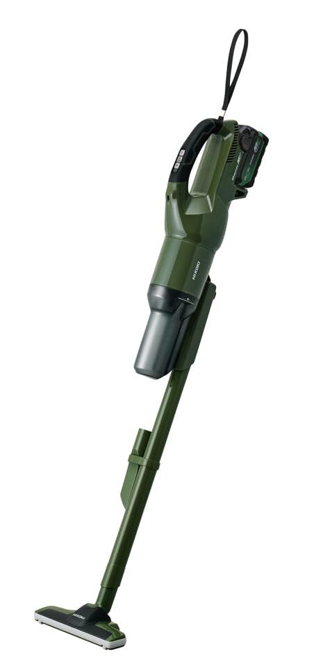 【送料無料】HiKOKI(ハイコーキ) 36V 2段サイクロン式 コードレス掃除機 R36DB(SC) フォレストグリーン バッテリー1個・充電器付 ハンディ スティック クリーナー 紙パック不要 軽量ハイパワー 強力吸引 R36DB(SC)(XPGZ)