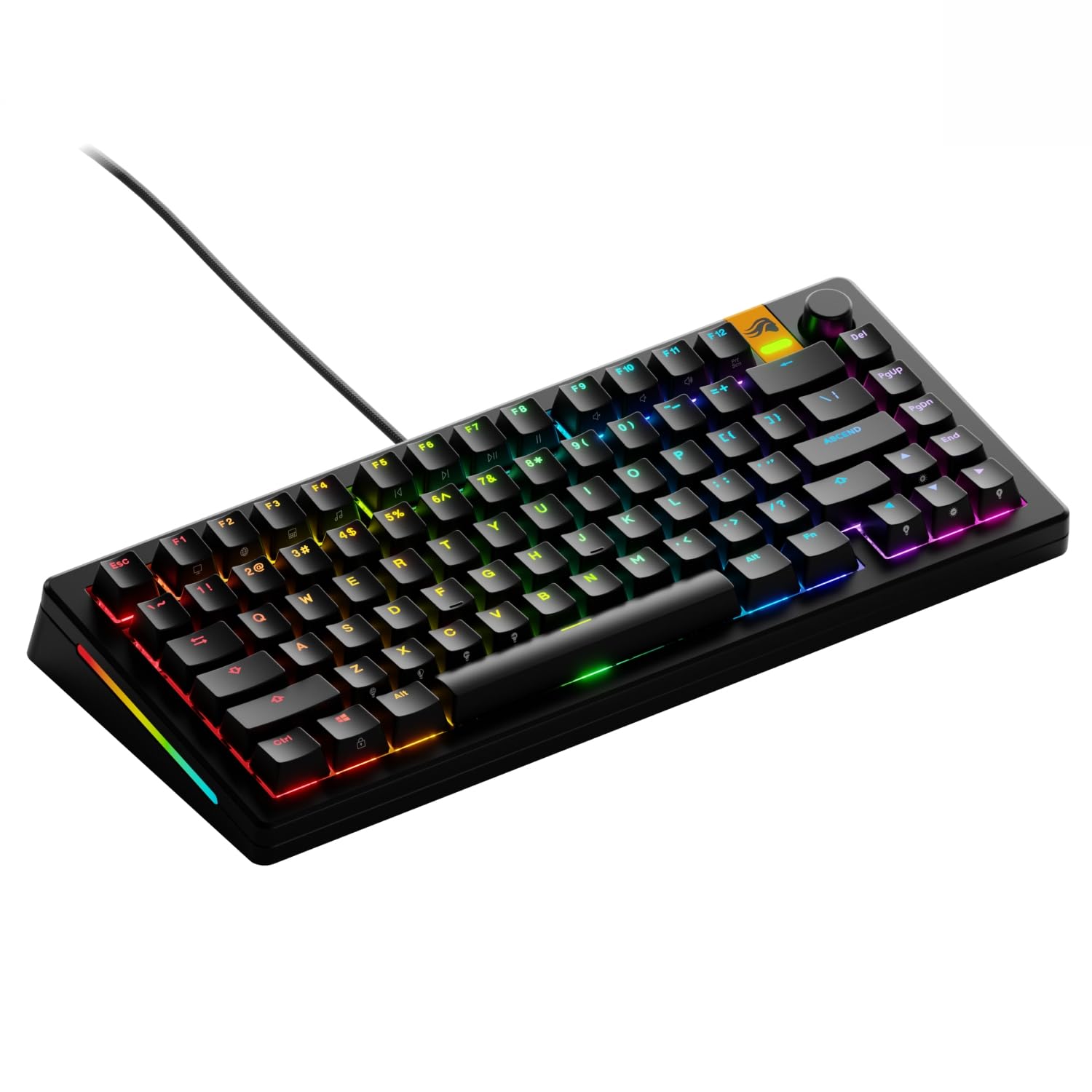Glorious GMMK 3 HE 75% Prebuilt Wired Black - US 英語配列 有線 メカニカルキーボード ブラック GLO-KB-GMMK3-75-PB-HE-W-BLK-US KB0823