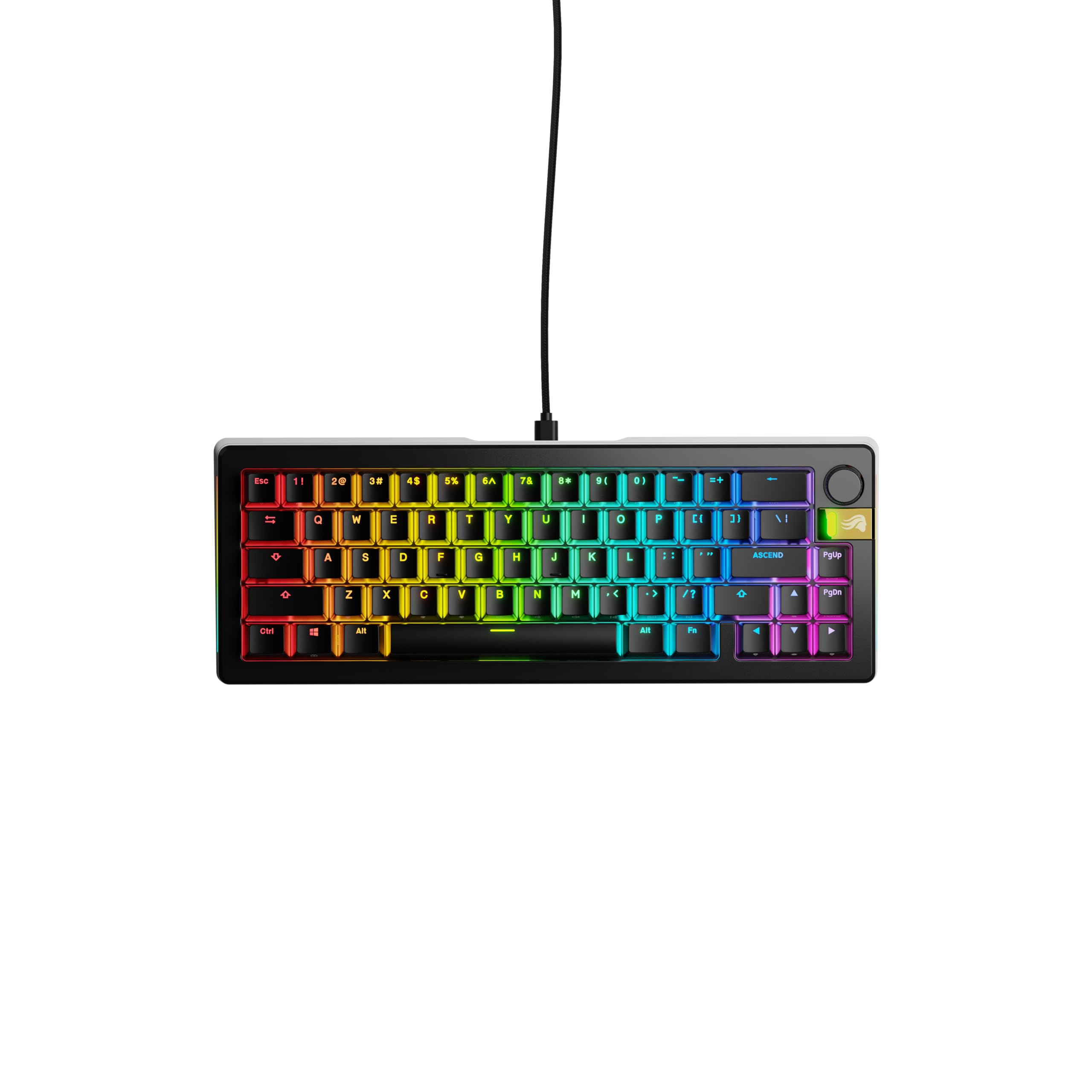Glorious GMMK 3 PRO HE 65% Prebuilt Wired Black US配列 ラピッドトリガー対応 磁気スイッチ ゲーミングキーボード GLO-KB-GMMK3-PRO-65-PB-HE-W-BLK-US KB0835
