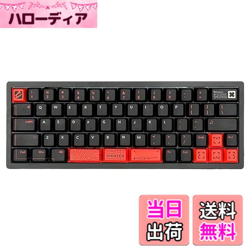 【送料無料】Rabbit HM66 Aegis 60% 英語配列 有線 ラピッドトリガー対応 アルミフレーム採用 磁気スイッチ ゲーミングキーボード SOCD搭載 8000Hz ポーリングレート LEDライト 3分割スペースキー