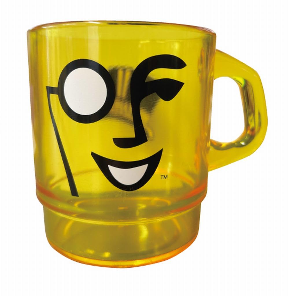 STACKING MUG CHEETOS スタッキングマグ ミスターピーナッツ チートス マグカップ コップ アメリカン雑貨 (YELLOW-CLEAR)