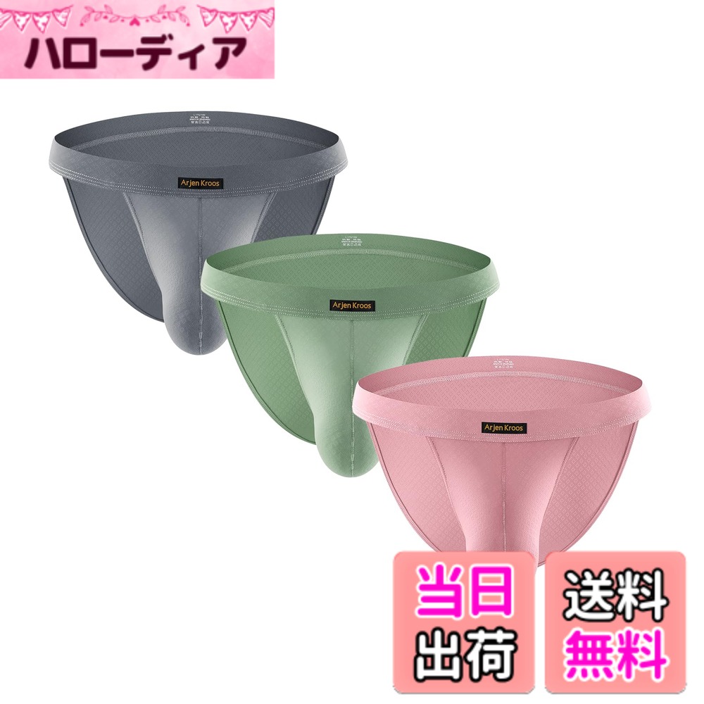 【送料無料】[Arjen Kroos] ブリーフ メンズ メッシュ ビキニ ハイカット アッパー...