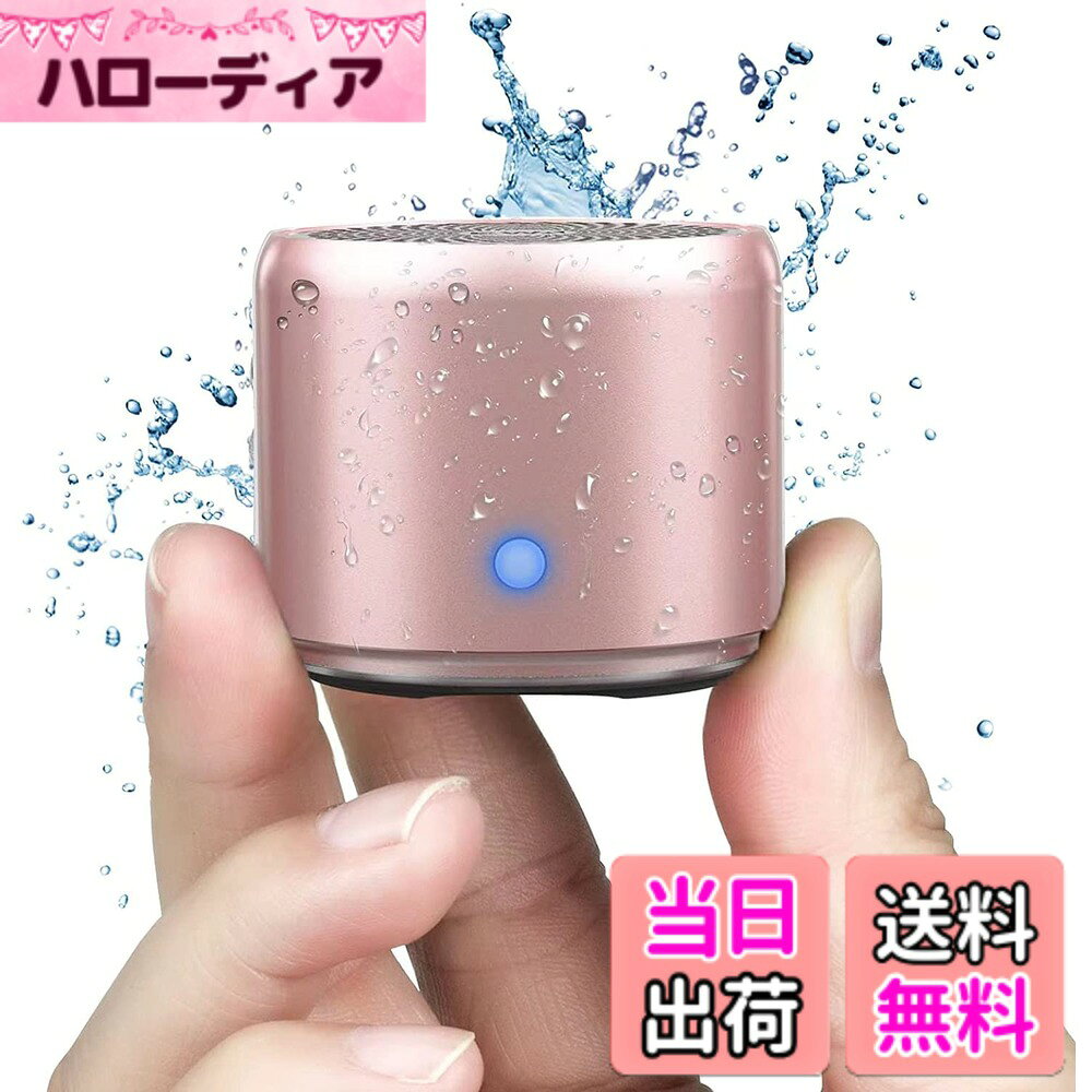 【送料無料】【最新ローズゴールド】EWA A106 ポータブル ミニ ワイヤレス Bluetooth スピーカー 旅行用EVAケース付き【12時間連続再生/IP67防水規格/超小型/コンパクト/パッシブラジエータ搭載/強化された低音/車載、風呂用 可】 hellodear-10308433 ハローディア楽天市場店 パッケージ画像