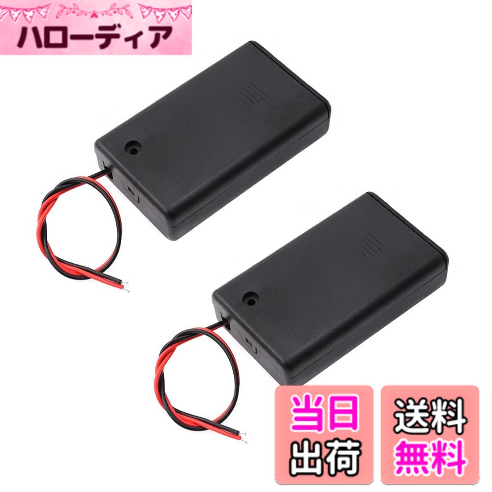 商品情報商品の説明主な仕様 サイズ：63*37*16mm（4.5V）材質：プラスチック製。 重量：18gbrセット内容：3本電池ボックス*2　※電池は付属いたしません。カバー、ON/OFFスイッチ、接続用のワイヤーリードが付いています。電子工作、LEDフラッシュライト、おもちゃ、リモコンなど、様々な用途に適用します。
